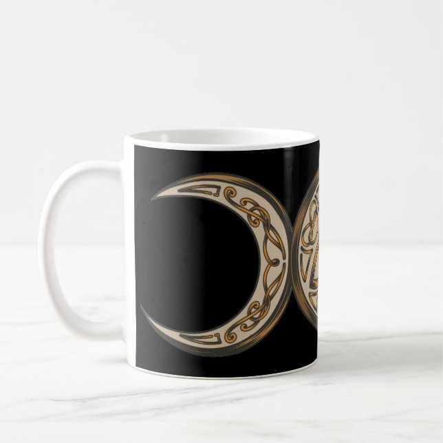 Trippel Gudinna Måne  Kaffemugg (Vänster)