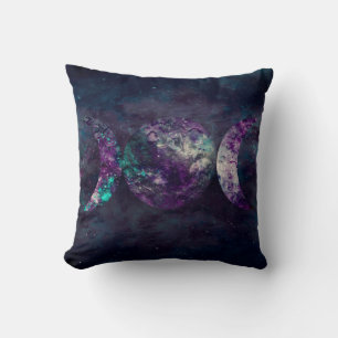 Trippel mån gudinnan Luna Universum Kudde