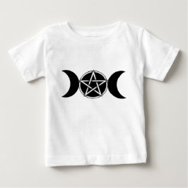 Trippel mån gudinne pentakel pentagram wicca t shirt