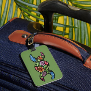 Trippel mån symbol blomma bagagebricka