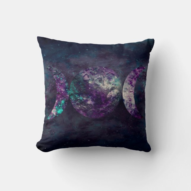 Trippel måne gudinnan Luna Universum Kudde (Framsida)