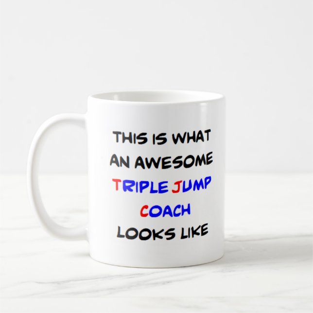 trippelbuss, fantastisk kaffemugg (Vänster)