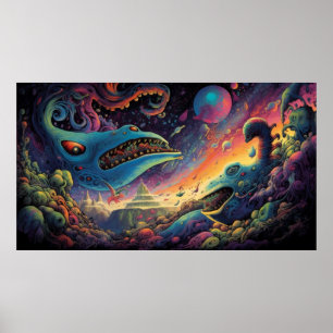 Trippelflygande varelser poster