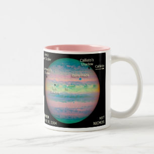Trippelförmörkelse för NASA Jupiter Två-Tonad Mugg