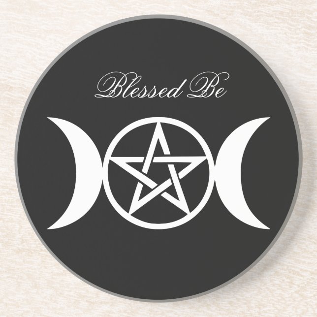 Trippelgudar och bläddrat vartplattor underlägg sandsten (Framsidan)
