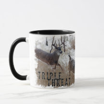 Trippelhot Whitetail Hjort Mugg