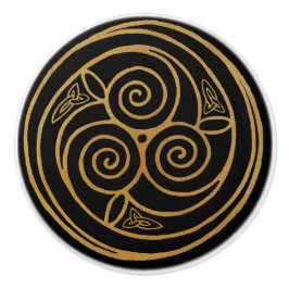 Trippelkeltisk Knot Swirl Mandala Knopp