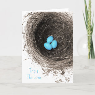 Trippelkort för Grattisar i Kärlek Kort