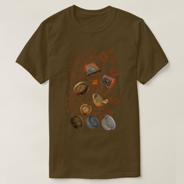 Trippeln kopplar ihop den 3D avlästa sidan för T Shirt (Design framsida)