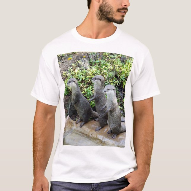 **"Trippelproblem: Äventyren i Otter Triplet T Shirt (Framsida)