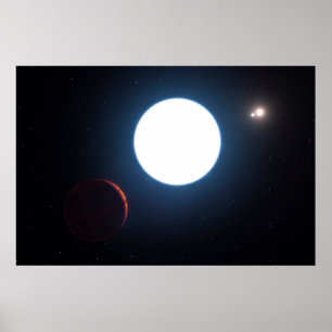 Trippelstjärnsystemet HD 131399 Poster