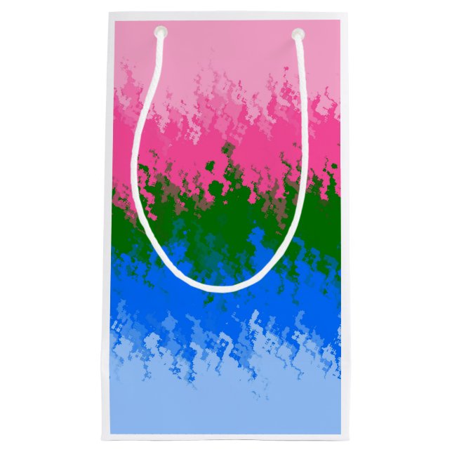 Trippig Abstrakt Omniromantisk Prideflagga (Framsidan)