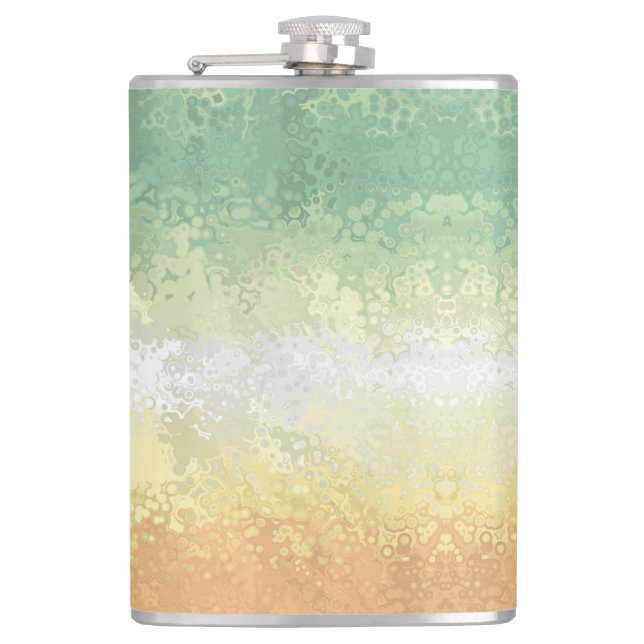 Trippig Boho Groovy Abstrakt Genderflor Prideflagg Fickplunta (Framsidan)