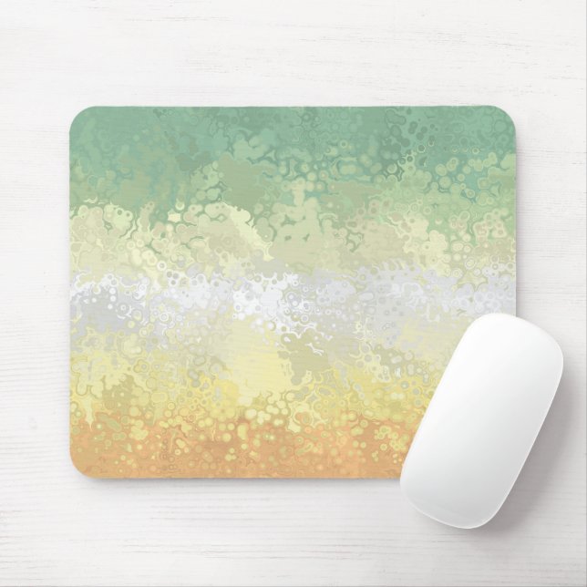 Trippig Boho Groovy Abstrakt Genderflor Prideflagg Musmatta (Med mus)