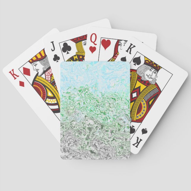 Trippig Boho Groovy Grungy Autoromantisk Stoltflag Casinokort (Baksidan)