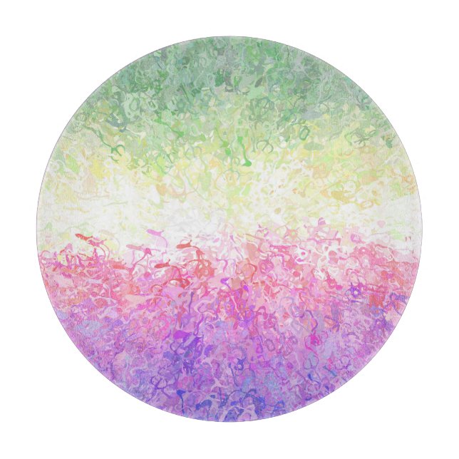 Trippig Groovy Boho Abstrakt Genderdoe Pride Flagg (Framsidan)
