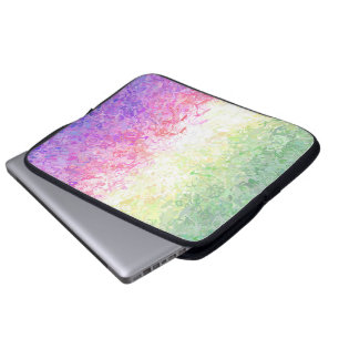 Trippig Groovy Boho Abstrakt Genderdoe Pride Flagg Laptop Fodral