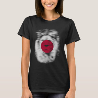 Trippig lejon Japan Japansk flagga EDM raves techn T Shirt