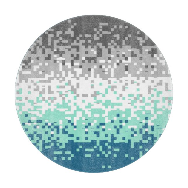 Trippig Pixelerad Abstrakt Frayromantisk Prideflag (Framsidan)