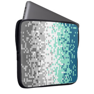 Trippig Pixelerad Abstrakt Frayromantisk Prideflag Laptop Fodral