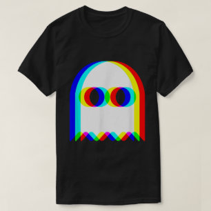 Trippig RGB-spök-vaporwave-halloween-tröja T Shirt