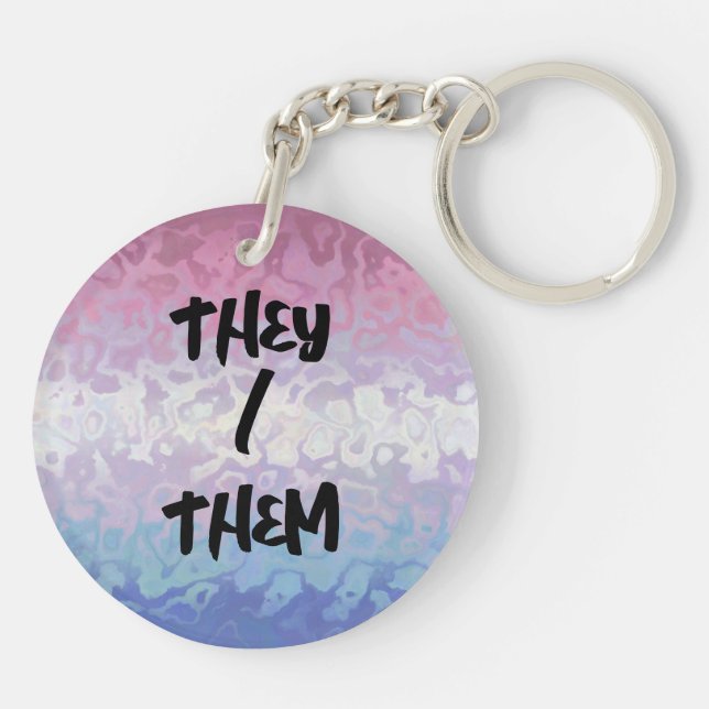 Trippig Rippel Groovy Excentrisk Bigender Pride Fl (Baksidan)