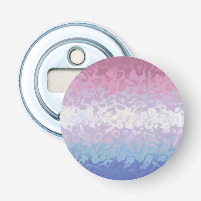 Trippig Rippel Groovy Excentrisk Bigender Pride Fl Flasköppnare (Framsidan)