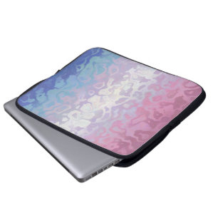 Trippig Rippel Groovy Excentrisk Bigender Pride Fl Laptop Fodral