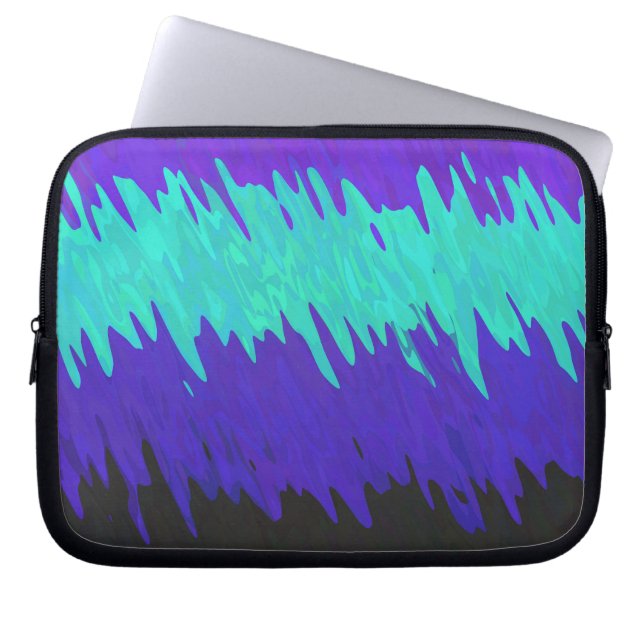 Trippig Snirklig Abstrakt Alexigender Pride Flagga Laptop Fodral (Framsidan)