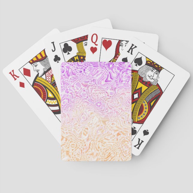 Trippig, squigglig, boho, abstrakt Trixic Pride-fl Casinokort (Baksidan)