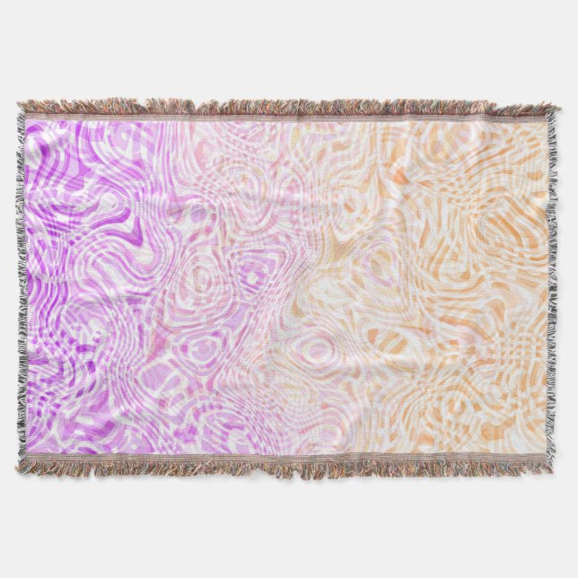 Trippig, squigglig, boho, abstrakt Trixic Pride-fl Filt (Framsidan)