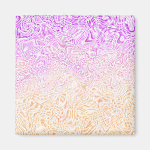 Trippig, squigglig, boho, abstrakt Trixic Pride-fl Magnet