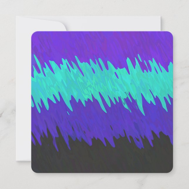 Trippig Squiggly Abstrakt Alexigender Pride Flagga (Framsida)