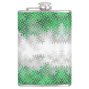 Trippig Squiggly Abstrakt Grayromantisk Pride Flag Fickplunta