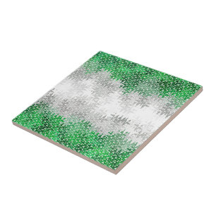 Trippig Squiggly Abstrakt Grayromantisk Pride Flag Kakelplatta
