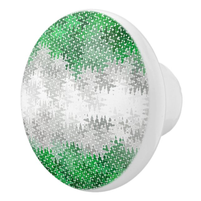 Trippig Squiggly Abstrakt Grayromantisk Pride Flag Knopp (Höger)