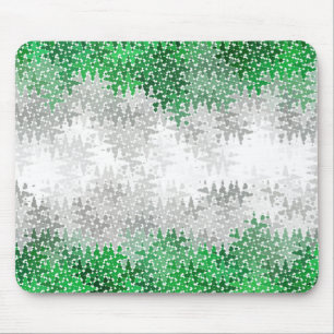 Trippig Squiggly Abstrakt Grayromantisk Pride Flag Musmatta