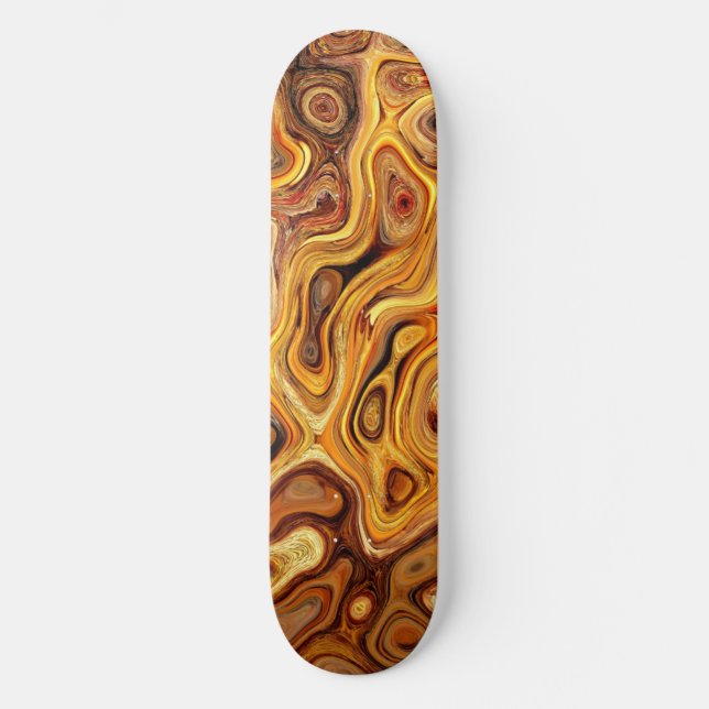 Trippigt coolt  mini skateboard bräda 18,5 cm (Framsida)