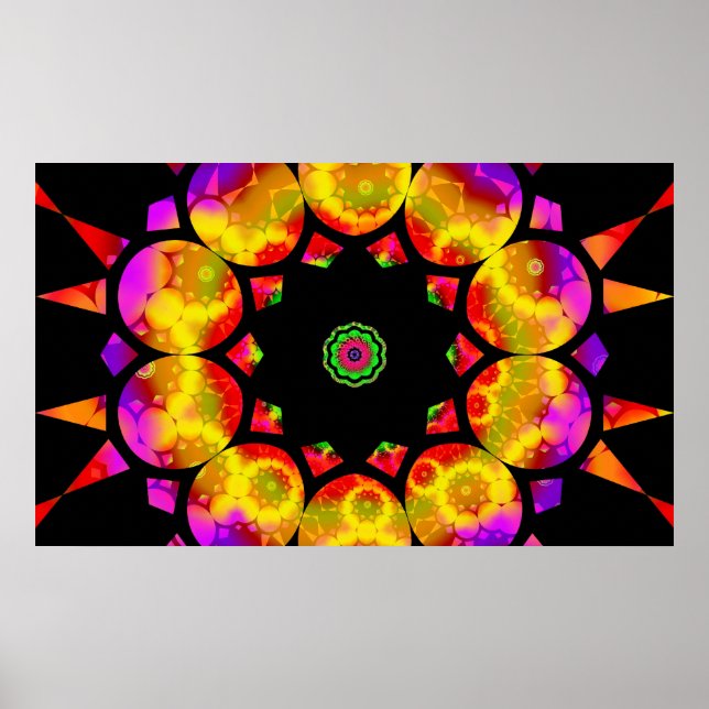 Trippin Kaleidoscope Poster (Framsidan)