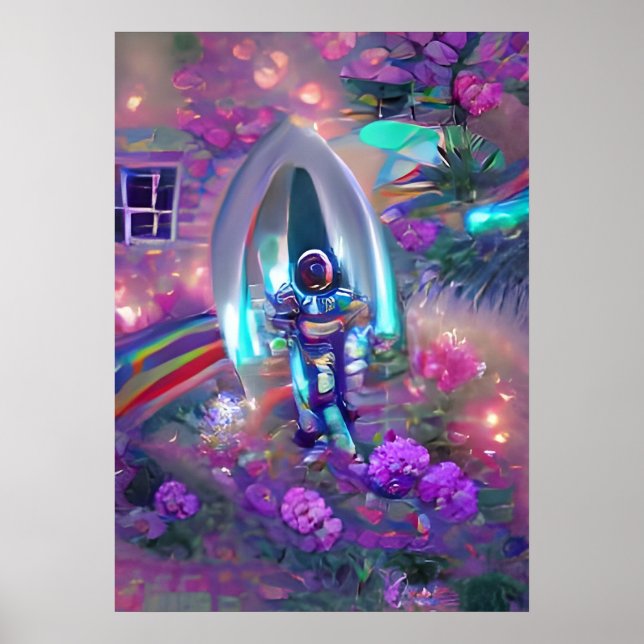 Tripping Bollar Art - Astronaut Poster (Framsidan)