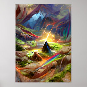 Tripping Bollar Art - Psychedelic Mind Cave Poster
