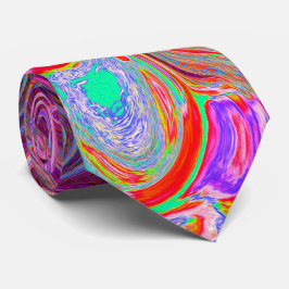 Trippy Abstrakt Magenta Rainbow Färg Retro Art Slips