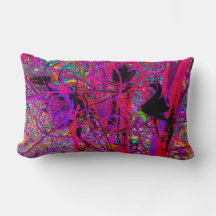 Trippy Abstrakt Rainbow Oriental Lily Flowers