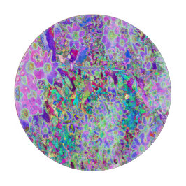 Trippy Abstrakt Rosa och Lila blommor