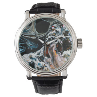 Trippy Abstrakt Surreal Swirls Art Armbandsur