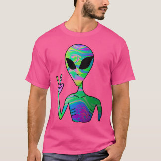 Trippy Alien 7 T Shirt