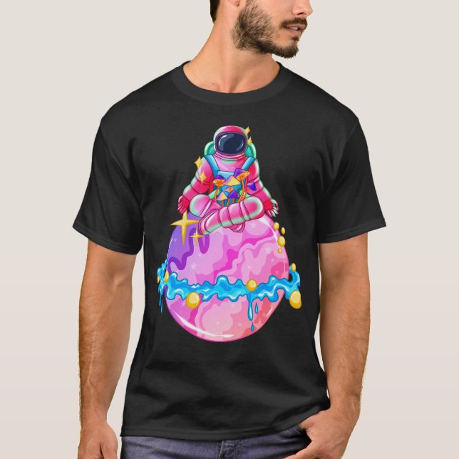 Trippy Astronaut T Shirt (Framsida)