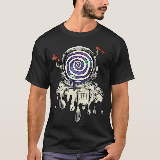 Trippy Astronaut T Shirt (Framsida)