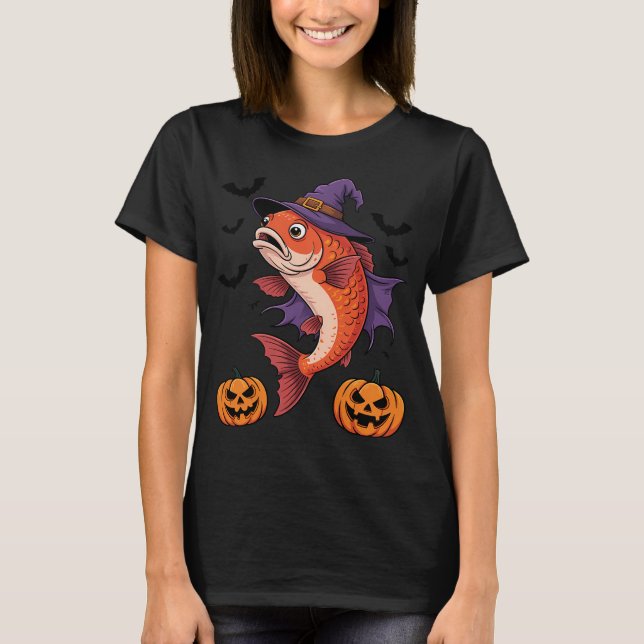Trippy Betta Fisk Virvel T Shirt (Framsida)