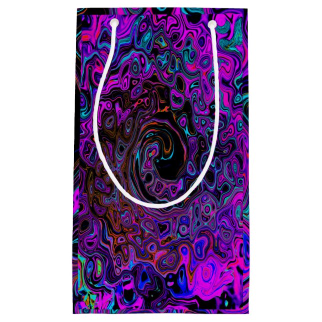 Trippy Black and Magenta Retro Liquid Swirl (Framsidan)